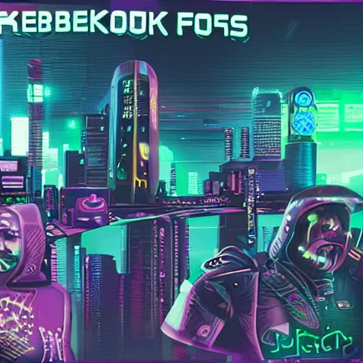 Image similar to cyberpunk Foos Gone Wild