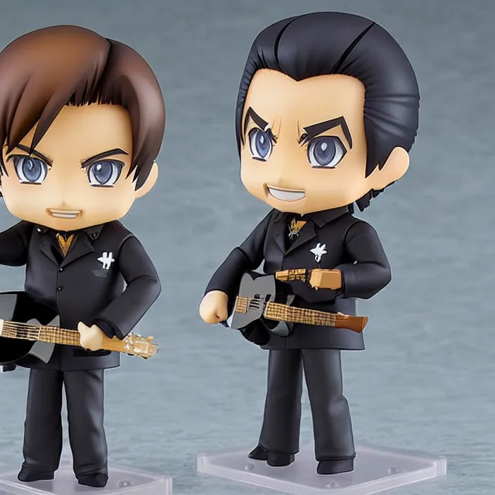 Image similar to Johnny Cash, An anime Nendoroid of Johnny Cash, figurine, detailed product photo