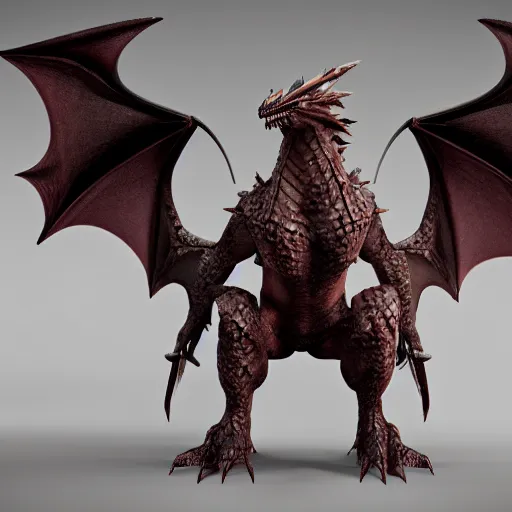 Image similar to a dragon as a Valorant skin, octane render, 3D, unreal engine, as coherent as Dall-E 2