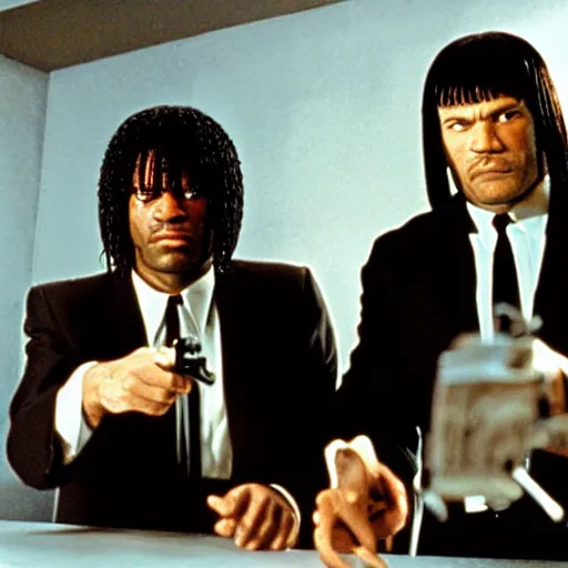 Prompt: pulp fiction