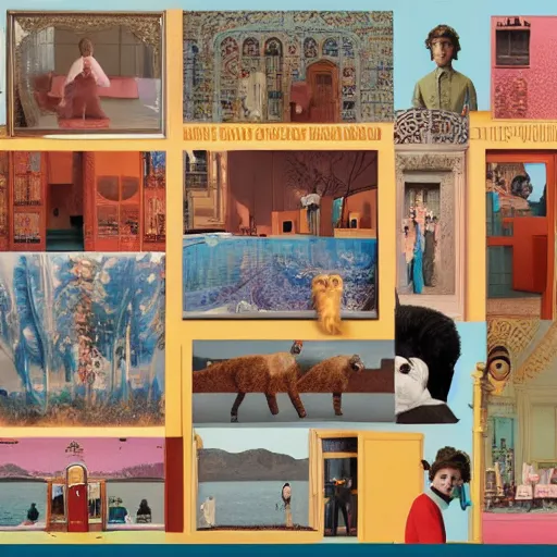 Prompt: an amazing masterpiece of art by wes anderson