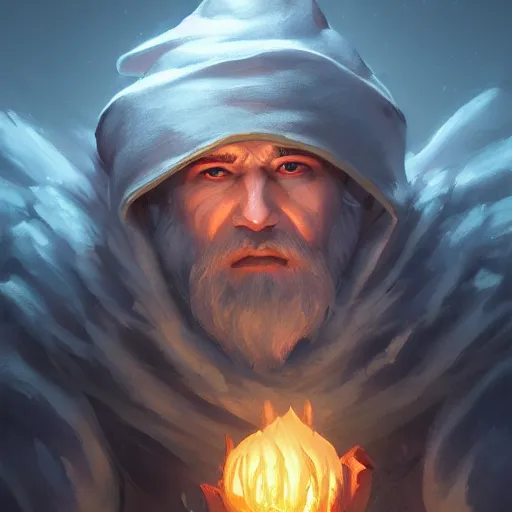 Prompt: Portrait of a gnome wizard, epic, ominous, cinematic, art by artgerm and greg rutkowski, trending on artstation.