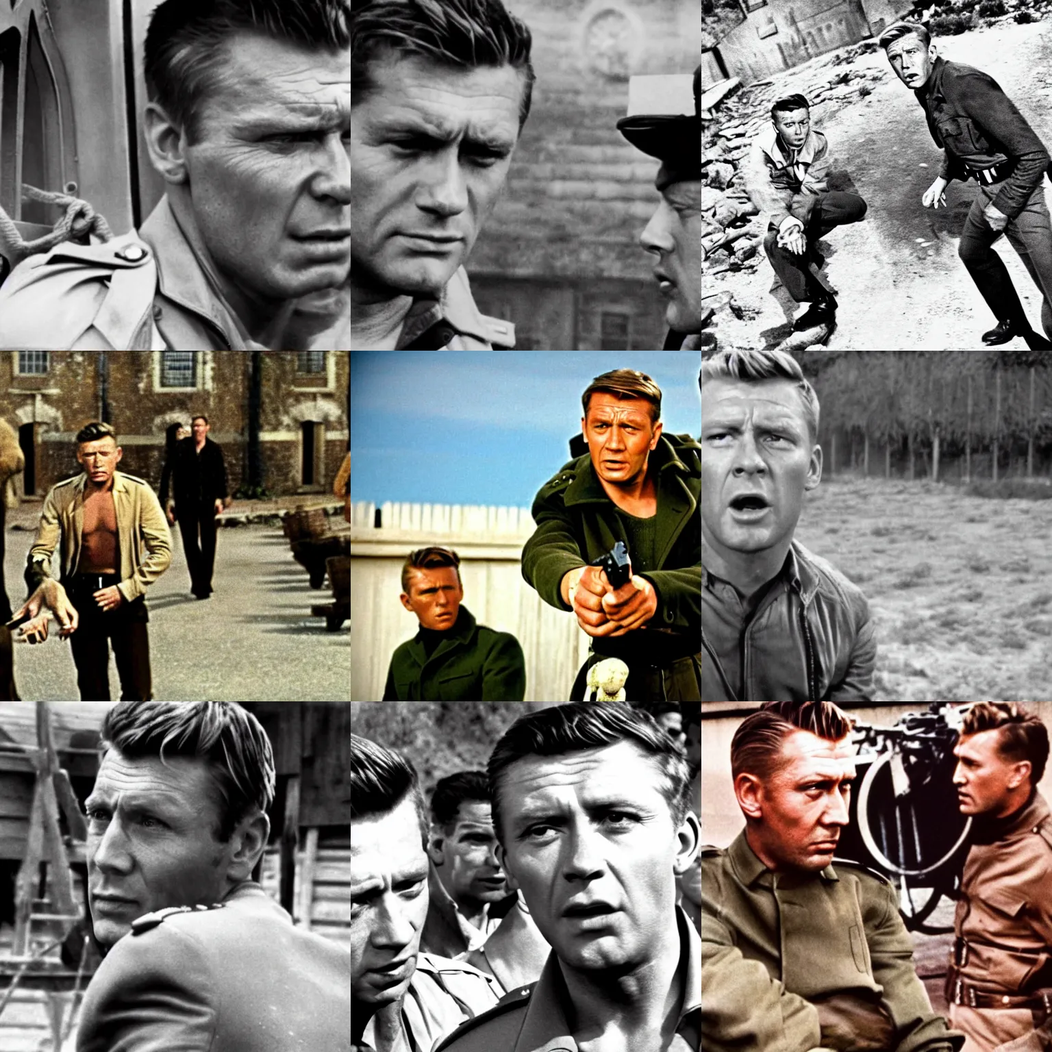 Prompt: a film still from the great escape ( 1 9 6 3 )