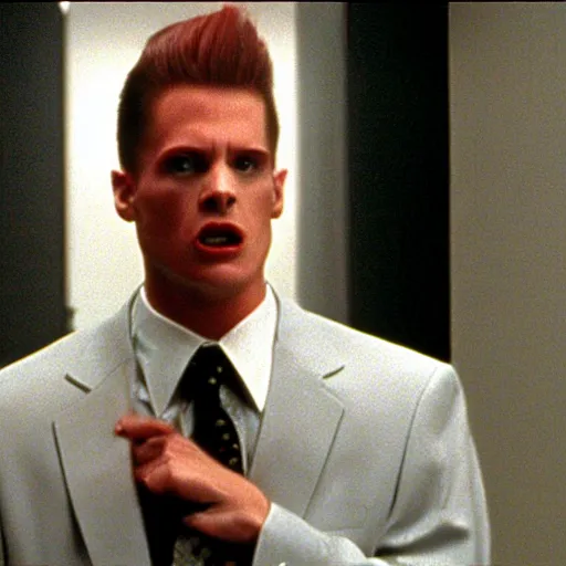 Image similar to Bart Simpson in American Psycho (1999)