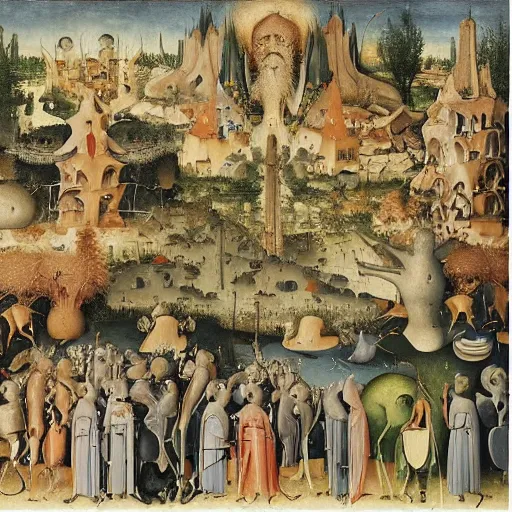 Image similar to the madness of bosch, illustrious painting, exquisitely detailed