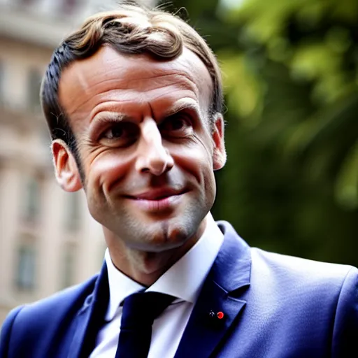 Prompt: « emmanuel macron, lgbt »