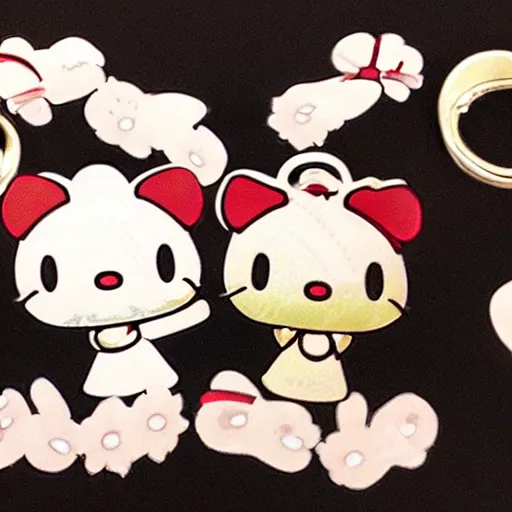 Image similar to photo of sanrio handcuffs