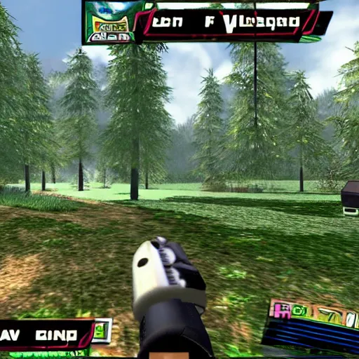 Prompt: screenshot of a lost xbox video game from 2 0 0 4