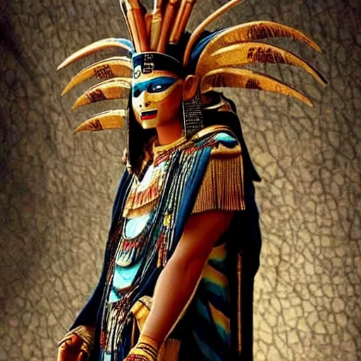 Prompt: johnny depp as osiris the ancient egyptian god