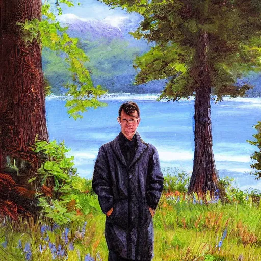 Prompt: a portrait of a character in a scenic environment by Doug Ordway