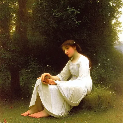 Image similar to The Shire, William-Adolphe Bouguereau painting