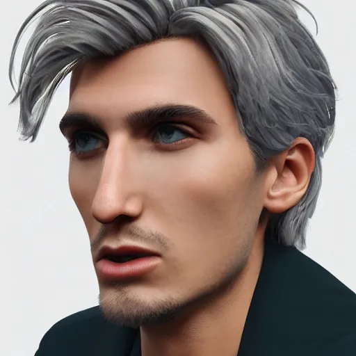 Image similar to a closeup photo of handsome gigachad xqc smoking a cigar, 8k photorealism, extremly detailed, trending on artstation