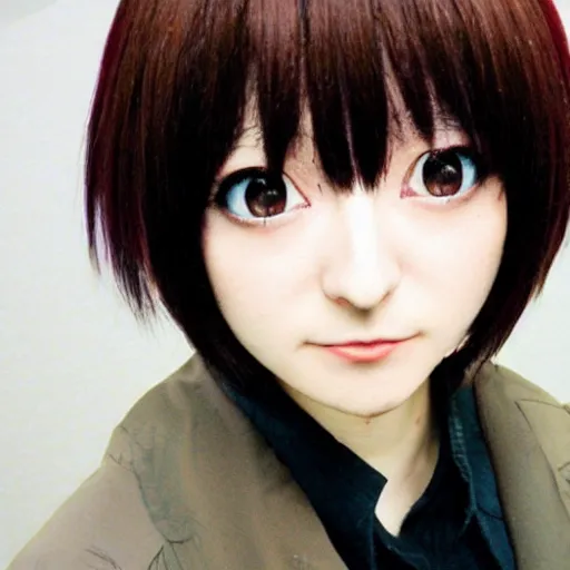 Image similar to lain iwakura as a real person