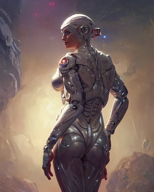 Prompt: trump, cyborg, spacesuit, real life skin, intricate, elegant, highly detailed, artstation, concept art, smooth, sharp focus, art by artgerm and greg rutkowski and alphonse mucha