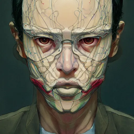 Image similar to prompt : stalker portrait soft light painted by james jean and katsuhiro otomo and erik jones, inspired by akira anime, smooth face feature, intricate oil painting, high detail illustration, sharp high detail, manga and anime 1 9 9 9