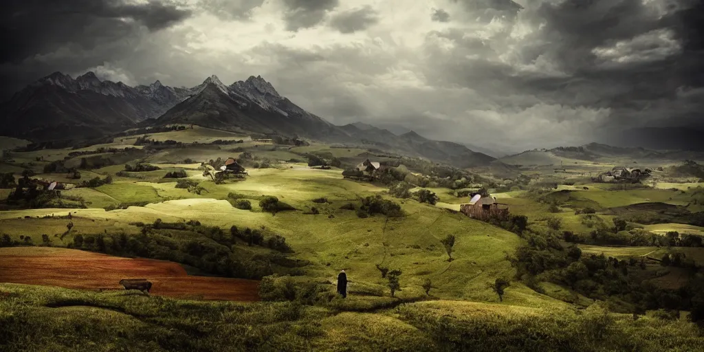 Image similar to rural southern hills by andreas franke