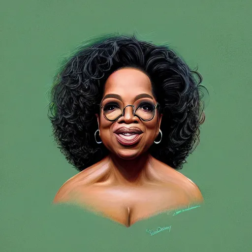 Image similar to a dish of oprah winfreys face fused with okra veg with green stalky ( ( green oprah winfrey's face ) ), oprah okra winfrey sentient veg, by greg rutkowski