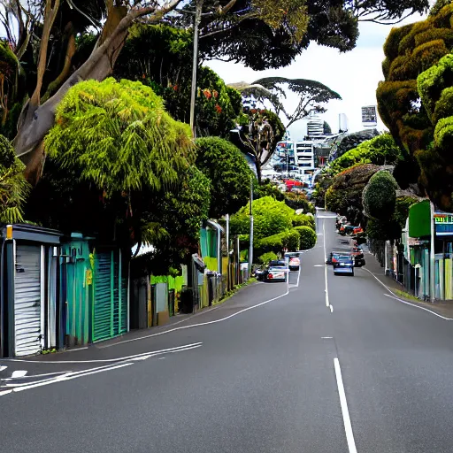 Image similar to a photograph of parnell road in auckland new zealand