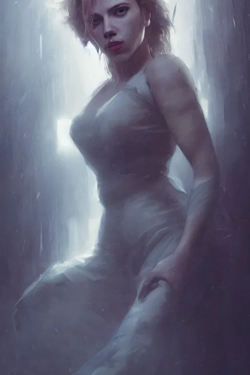 Prompt: a fancy portrait of a Scarlett Johansson with as a Demon by Greg Rutkowski, Sung Choi, Mitchell Mohrhauser, Maciej Kuciara, Johnson Ting, Maxim Verehin, Peter Konig, final fantasy , mythical, 8k photorealistic, cinematic lighting, HD, high details, atmospheric,