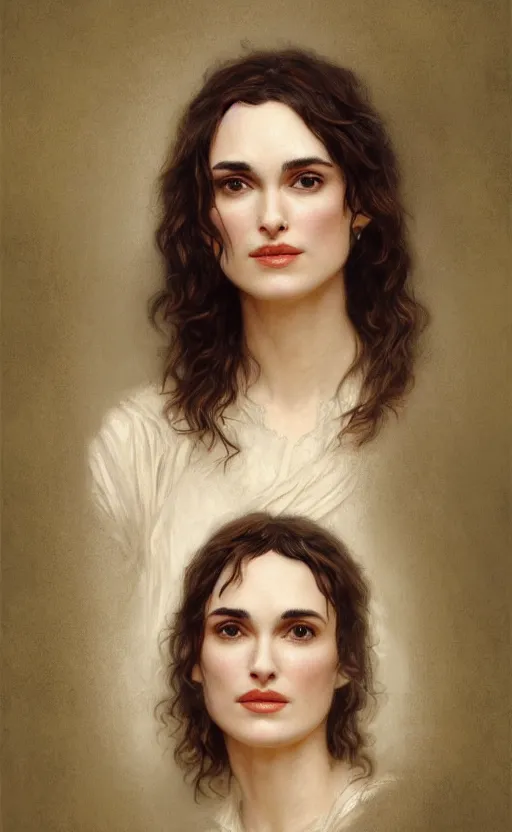 Prompt: winona ryder, kiera knightly, traditional corsican, intricate, highly detailed, pastoral, artstation, illustration, jurgens, rutkowski, bouguereau