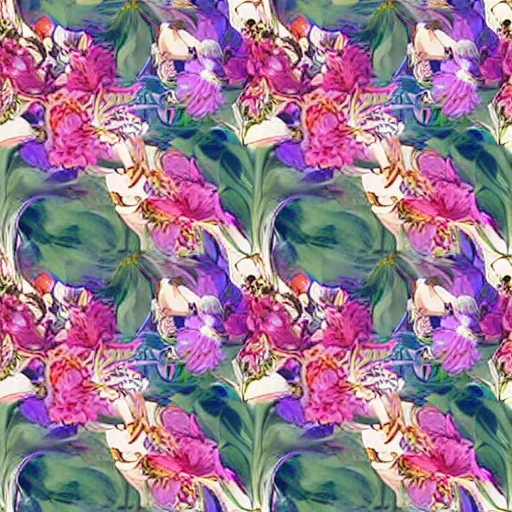 Prompt: exquisite fresh floral watercolor prints, art nouveau botanicals, 8 k, super detailed, modern, symmetrical with beautiful and high resolution elements developed into seamless patterns