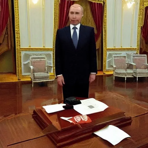 Image similar to “Kurt Kobain the president of the Russian Federation, detailed photo”