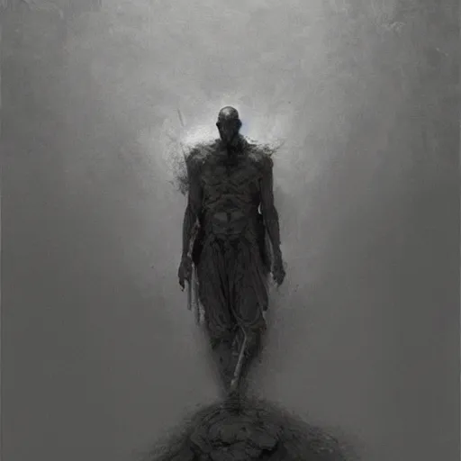 Image similar to Ghandi the military super solider screaming in agony dark fantasy, intricate, smooth, artstation, painted by Wayne Barlowe, zdislav beksinski