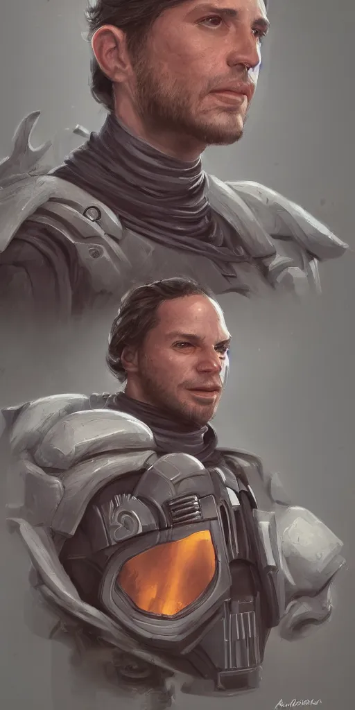 Image similar to portrait of pierre saubade by aenaluck, jedi knight, he is 3 5 years old, star wars expanded universe, wearing galactic gear of the rebel alliance, highly detailed portrait, digital painting, artstation, concept art, smooth, sharp foccus ilustration, artstation hq