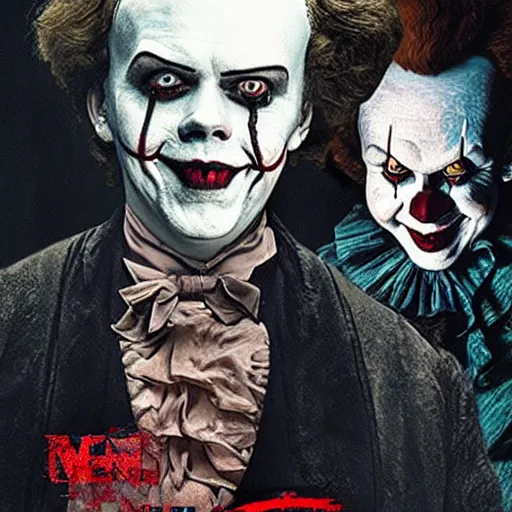 Image similar to Sweeney Todd, pennywise