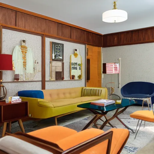 Image similar to accidentallywesanderson wheaton, il midcentury modern