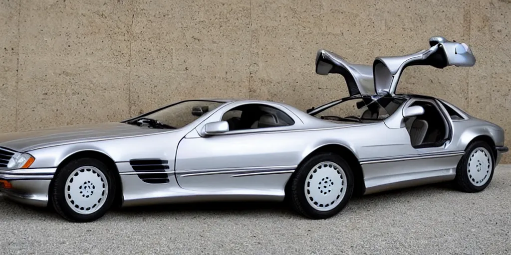 Image similar to “1980s Mercedes McLaren SLR”