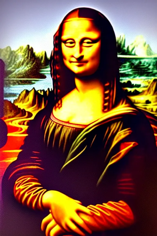 Image similar to collectable action figure mona lisa collectable toy action figure