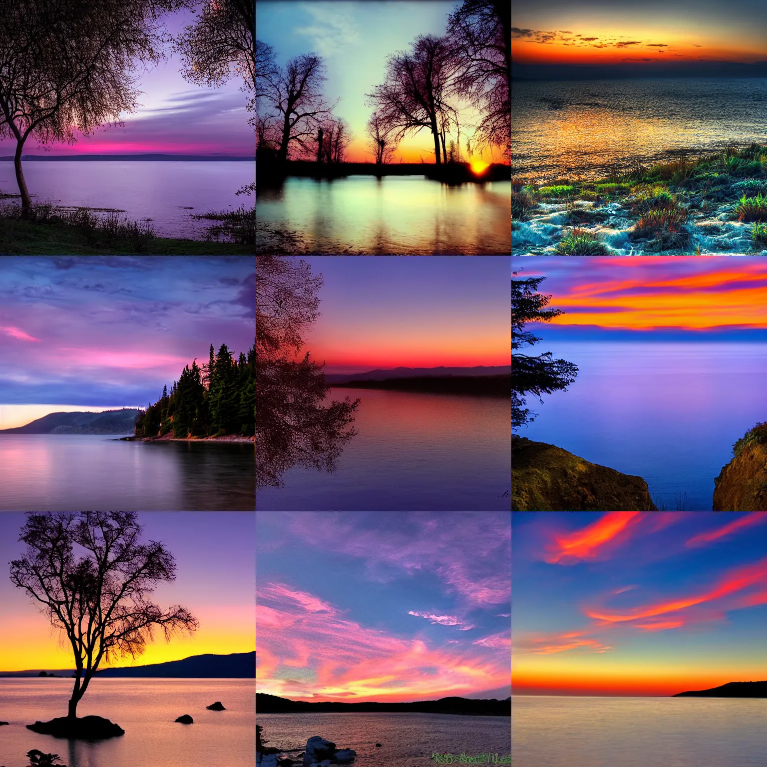 Image similar to the most beautiful twilight