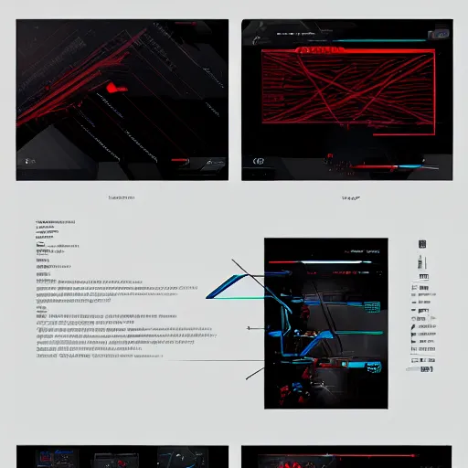 Prompt: advanced GUI designed by Ash Thorp. Trending on artstation. Detailed design. Science fiction futuristic.