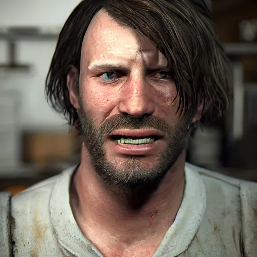 Prompt: jack baker from resident evil 7, re engine render, photorealistic