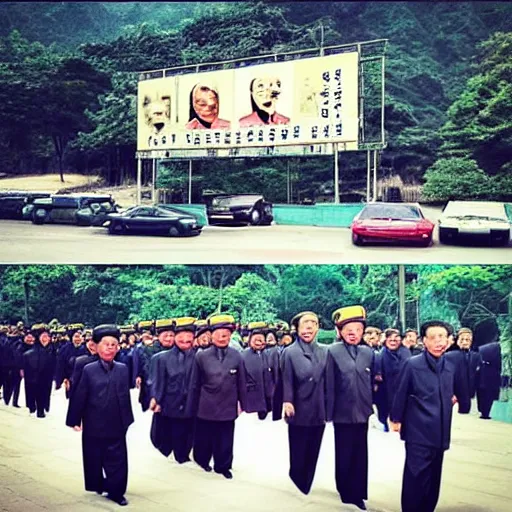 Image similar to “ north korean gang activities from the demilitarized zone, unreleased photographical evidence ”