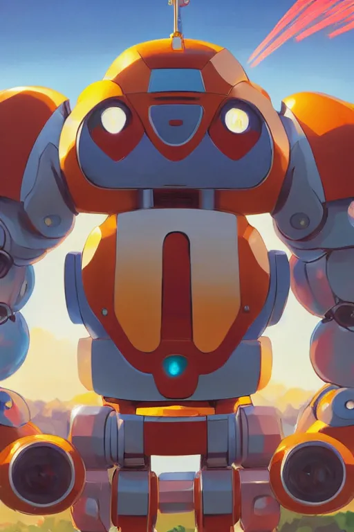 Image similar to metabots medabots medarotto medarot robot minimalist comics, behance hd by jesper ejsing, by rhads, makoto shinkai and lois van baarle, ilya kuvshinov, rossdraws global illumination ray tracing hdr radiating a glowing aura