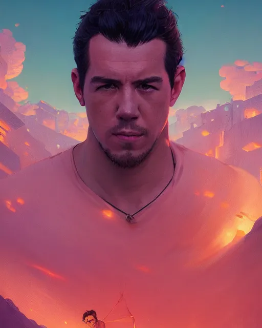 Prompt: highly detailed vfx portrait of a ferocious actor mario casas, stephen bliss, unreal engine, greg rutkowski, loish, rhads, beeple, makoto shinkai and lois van baarle, ilya kuvshinov, rossdraws, tom bagshaw, alphonse mucha, global illumination, detailed and intricate environment