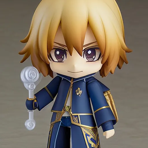 Prompt: wizard, nendoroid, figurine, detailed product photo