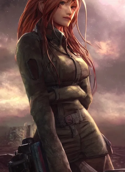 Image similar to detailed still of holo from spice and wolf in fallout, wolfgirl, detailed realistic face, digital art, by charlie bowater, by magali villeneuve, gorgeous lighting, unreal engine, movie composition