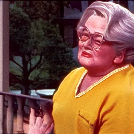 Image similar to donald trump as mrs doubtfire