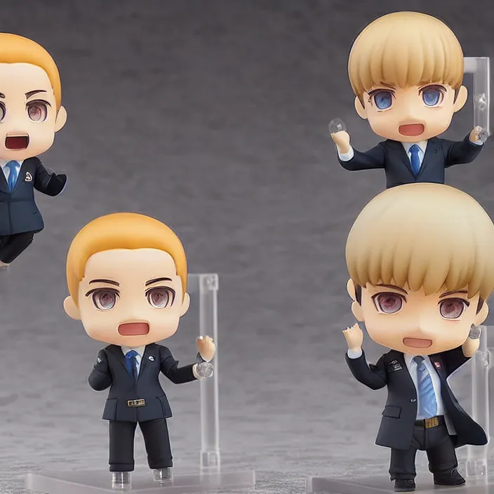 Image similar to benjamin netanyahu, an anime nendoroid of benjamin netanyahu, figurine, detailed product photo