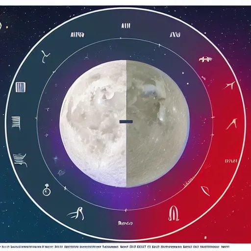 Image similar to astrological diagram and gnostic control panel moon phase diagram showing that we are all doomed by jessica rossier