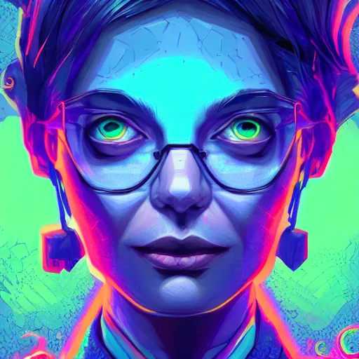 Image similar to skill magic geek inside matrix deepdream radiating a glowing aura stuff loot legends stylized digital illustration video game icon artstation lois van baarle, ilya kuvshinov, rossdraws,