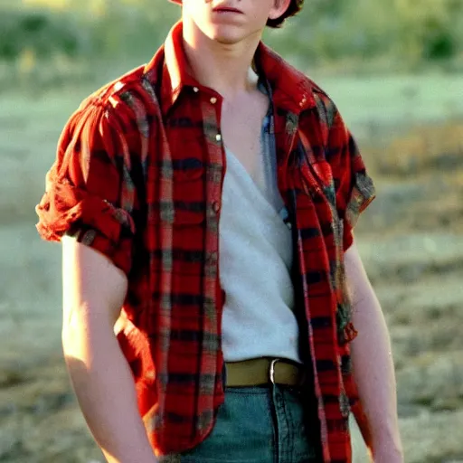 Prompt: tom holland as jason dean from heathera