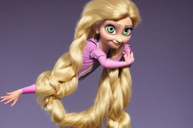 Image similar to Rapunzel from Tangled in Aliens (1986), highly detailed, high quality, HD, 4k, 8k, Canon 300mm, professional photographer, 40mp, lifelike, top-rated, award winning, realistic, sharp, no blur, edited, corrected, trending