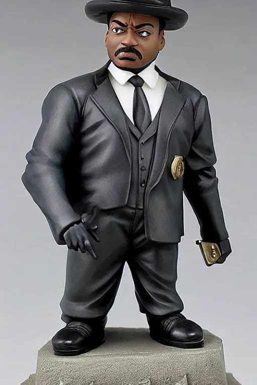 Prompt: Martin Luther King as Jotaro Kujo JoJo from JoJo\'s Bizarre Adventure, anime figurine, action statue