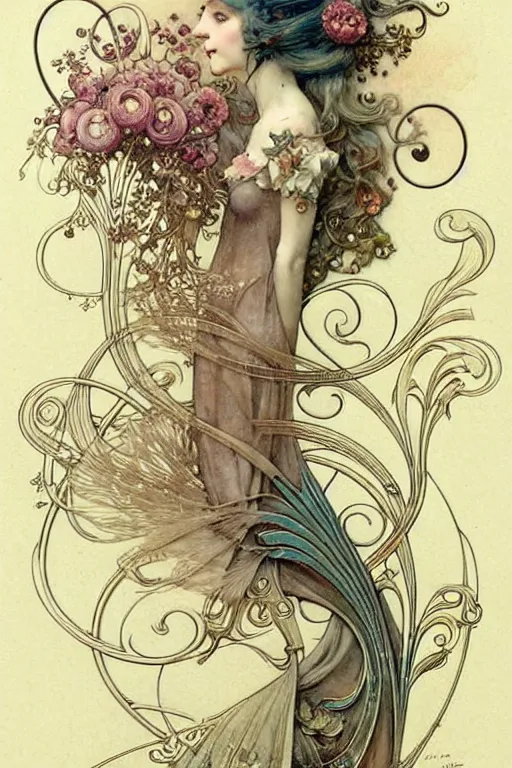 Image similar to ( ( ( ( ( handbook of art nouveau decorative designs lines motifs design ideas. muted colors. ) ) ) ) ) by jean - baptiste monge!!!!!!!!!!!!!!!!!!!!!!!!!!!!!!