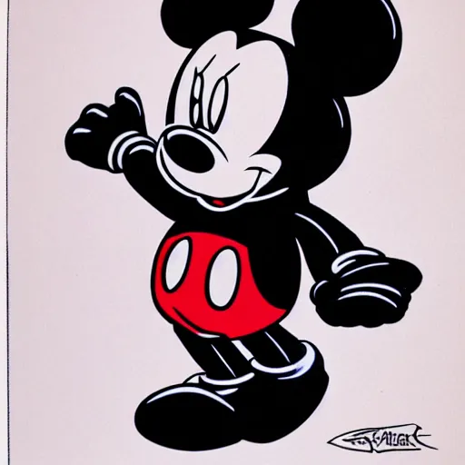 Prompt: Mickey Mouse as Darth Vader