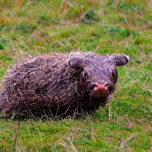 Image similar to Smartphone Huwaei snap of a wild haggis in town